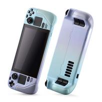 Apsauginis dėklas Steam Deck konsolėms Minkštas atlenkiamas odinis viršelis su stovu Visapusiška apsauga Neslystantis Steam Deck OLED laikiklis Priedai protective case
