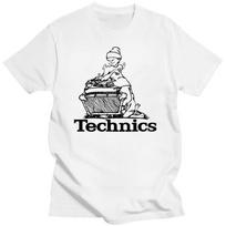 Technics Classic Scratching DJ marškinėliai B Boy DJ apranga Įranga Plokštelių grotuvai Marškinėliai Vasaros stiliaus Marškinėliai vyriški hip hopo laisvalaikio marškinėliai S