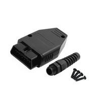 ACROPIX Universali 16 kontaktų OBD2 diagnostikos moteriška jungtis - 1 vnt. juoda