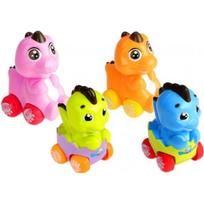 LEAN Toys LeanToys spalvingas dinozauras užsukamame kiaušinyje