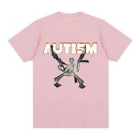 Autizmo Skeletas Mėmė Marškinėliai Humoras Juokingas Kaukolė Vyrai Moterys Mada Hip Hop Marškinėliai Laisvalaikio Medvilniniai Trumpomis Rankovėmis Harajuku Marškinėliai L