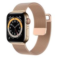 Milano kilpos apyrankė Apple Watch 44 mm 40 mm 45 mm 41 mm 38 mm 42 mm 49 mm 45 mm iWatch Series 9 8 7 6 SE 5 Ultra 2 dirželis 38mm or 40mm 41mm smėlis