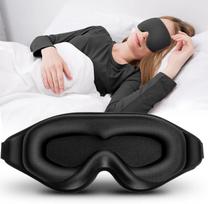 3d Contoured Sleep Mask For Side Sleepers, Comfortable & Breathable Eye Mask For Men And Women, Light Blocking & Adjustable For Night Travel, juoda