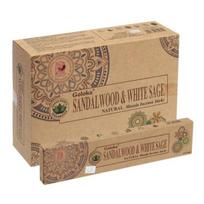 Goloka Sandalwood & White Sage smilkalai x 12