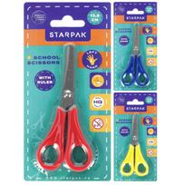 Žirklės vaikiškos Starpak 13,5 cm kairiarankiams