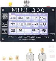 "Mini1300" analizatorius 0,1-1300 MHz su kalibravimo rinkiniu, nešiojamasis VNA, skirtas HF VHF UHF taikymams, SWR matavimas ir TDR režimas