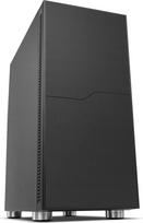 "NOX Hummer Void" -NXHUMMERVOID- ATX-Micro ATX-ITX mikrotinklas, garso slopinimas, PWM valdymas, vieta 6 ventiliatoriams, USB 3.0, suderinama su "Grands Graphiques", juodos spalvos