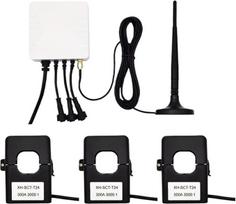 3 fazių dvikryptis "WiFi" elektros energijos skaitiklis su gnybtu App Monitor Solar PV importo ir eksporto energija (500A)
