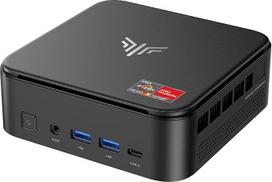 NiPoGi E3B mini kompiuteris su ΑMD Ryzen 5 7430U (maks. 4,3 GHz, 6C/12T, geresnis nei 5500U/5675U), 32GB (16 + 16GB) dviejų kanalų RAM/1 TB SSD, mini stalinis kompiuteris su WiFi 6/BT 5.2/4K trigubu ekranu/VESA palaikoma
