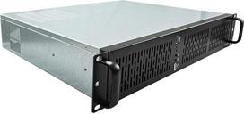 RACK Case 2129 19 colių 2U - sidabrinės/juodos spalvos 1 x USB 3.0 + 1 x USB 2.0