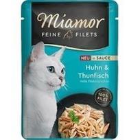 Miamor Feine Filets konservai katėms, vištienos ir tuno gabalėliai padaže, 100 g