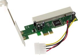 "Kalea Informatique" adapterio PCI į PCI Express keitiklis - skirtas montuoti PCI Express kortelę - PCI 32 bitų 5 V PCI kortelę tik į prievadus (netinka) PCI 16 bitų 3,3 V - ASMedia mikroschemų rinkinys