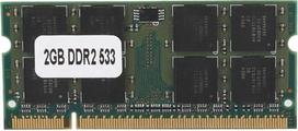 2GB DDR2 atmintis, didelė atminties sparta 533 MHz 2GB RAM DDR2 PC2-4200 atmintis nešiojamiesiems kompiuteriams, 200 kontaktų nešiojamųjų kompiuterių atmintis RAM nešiojamųjų kompiuterių atmintis "Intel" / AMD
