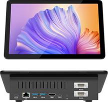 Mini kompiuteris Mini kompiuterio dekoracija 10,1 colio Win 11 Pro N5095, mini kompiuteris su jutikliniu ekranu 8GB RAM, 128GB ROM, du 4K ekrano išėjimai HDMI2.0 ir C3.1 tipo, WiFi5.0, BT5.0, dvigubas RS232