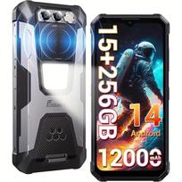 FOSSiBOT F106 Pro Triple Defense – patvarus Android telefonas su 12000 mAh baterija ir 6,58” FHD+ ekranu
