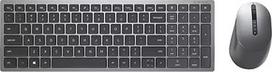"Dell" KM7120W belaidis daugialypės terpės klaviatūros ir pelės rinkinys, JAV tarptautinis (QWERTY), juodas