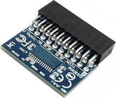 "Zahara TPM 2.0-Modul LPC 20-Pin Remote Card Encryption Security Board Accessories for Gigabyte Motherboard GA-AX370-Gaming 5/GA-AX370-Gaming K3/GA-AX370-Gaming K3/GA-AX370-Gaming K5/GA-AB350-Gaming/GA-AX370Gaming