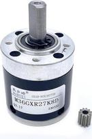 36MM planetinis reduktorius elektroninis starteris Pavarų dėžė į DC pavarų dėžę elektroninis starteris "pasidaryk pats" modelis 8MM D velenas (M36GXR) NWPNLXEA (1 santykis 51, skylė 2,98 mm)