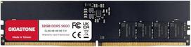 DDR5 OPERATYVIOJI ATMINTIS: GIGASTONE 32GB DDR5 5600MHz PC5-44800 CL 46-46-46-90 1.1V UDIMM 288 Pin Non-ECC Unbuffered PC Desktop Tik atminties modulis Atnaujinimas