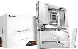 GIGABYTE B850 AORUS Stealth Ice pagrindinė plokštė - palaiko AMD Ryzen 9000 serijos procesorius, skaitmeninis 14+2+2 fazių VRM, iki 8200 MHz DDR5 (OC), 2x PCIe 5.0 + 2x PCIe 4.0 M.2, "Wi-Fi 7", 5GbE LAN