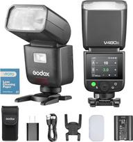 GODOX V480S TTL fotoaparato blykstė Speedlite, skirta "Sony", V480 S GN50 HSS 1/8000 s jutiklinio ekrano blykstė Speedlight, 2.4G belaidis ryšys, 1,7 s perdirbimo laikas, 650 pilnos galios blyksnių, 7,2 V 2200 mAh ličio jonų baterija