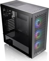 Thermaltake V350 TG ARGB Air Black PC korpusas Mid Tower ATX korpusas 4 mm grūdintas stiklas 4 x ventiliatoriai, įskaitant juodos spalvos