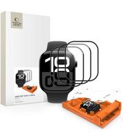Ekrano apsauga Apple Watch 4 / 5 / 6 / SE 1 / 2 / 3 (40mm) laikrodžiui "Tech-Protect Easy Set Flex+ 3-Pack"