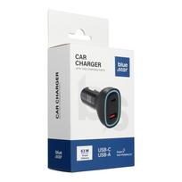 BLUE STAR car charger 3A 63W Type C + USB A PD QC3.0 AFC PPS black