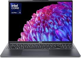 "Acer Swift Go 16" SFG16-72-561M "Ultraptop Copilot" 16 colių WQXGA IPS 60 Hz ("Intel Core Ultra 5 125U", 16GB RAM, 512GB SSD, "Intel Graphics", "Windows 11") Pilka, metalinė apdaila