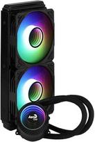 "Aerocool MIRAGEL240PK", CPU aušinimas skysčiu, 2 ventiliatoriai 12 cm ARGB, TDP 400 W, rožinės spalvos