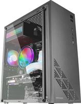 "Mars Gaming MC100 ATX" žaidimų korpusas, 1 x 9 cm FRGB ventiliatorius, CONVECT-COOL ventiliacija, grotelės ir langelis, juodas