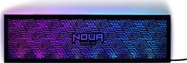 "Noua Glow Cover PSU ARGB, skirtas žaidimų nameliams, šviesos lipdukų maitinimo šaltinis Adresuojamas 5V 3 kontaktų "Aura ARGB SYNC" (300 x 85 x 6 mm)