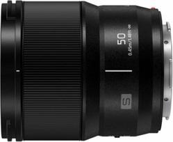 "Panasonic" LUMIX S serijos fotoaparato objektyvas, 50 mm F1,8 L-mount keičiamo objektyvo, skirto beveidrodžiams pilno kadro skaitmeniniams fotoaparatams, S-S50, juodas