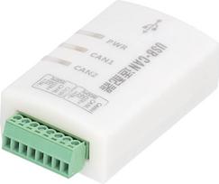 CAN magistralės analizatorius 2 kanalų USB adapteris su relės funkcija ir automatiniu aptikimu, skirtas ZLG Try Think New Energy programinės įrangos kūrimui (2c)