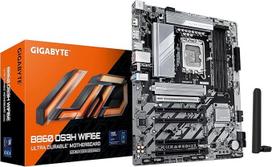 GIGABYTE B860 DS3H WIFI6E pagrindinė plokštė - "Intel Core Ultra" procesoriai, 8+1+2+2+2 fazių VRM, iki 9066MHz DDR5, 1xPCIe 5.0 + 1xPCIe 4.0 M.2, 2.5GbE LAN, WiFi 6E, USB 3.2 Gen 2x2