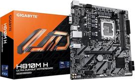 GIGABYTE H810M H pagrindinė plokštė - "Intel Core Ultra" (2 serijos) procesoriai, 4+1+2 fazių VRM, iki 6400 MHz DDR5, 1xPCIe 4.0 M.2, 1GbE LAN, USB 3.2 Gen 1