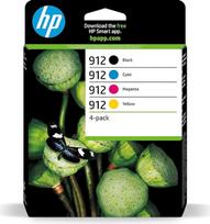 HP 912 daugiapakopės originalios spausdintuvo kasetės, skirtos HP OfficeJet Pro 8010, 8012, 8014, 8015, HP OfficeJet Pro 8020, 8022, 8023, 8024, 8025, mėlynos/raudonos/geltonos/juodos spalvos