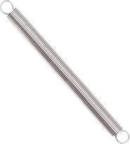 Įtempimo spyruoklės, skersmuo 0,6 mm, išorinis skersmuo 5-8, ilgis 300, nerūdijantis plienas, maža dvigubo kablio įtempimo, išplėstinė suspaudimo spyruoklė, 1 vnt. (0,6 x 5 x 300 mm)