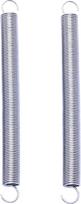 Įtempimo spyruoklės, 2 vnt., 0,7 mm vielos skersmuo, 5 OD, 140-200 ilgio, nerūdijančio plieno dvigubo kablio įtempimo spyruoklė (180 mm)