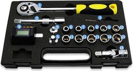Skaitmeninis slėgio matuoklis, Mini-Drehmomentadapter, 1/2 Zoll, mit Hintergrundbeleleuchtung, Ratschenschlüssel-Set, Auto-Fahrrad-Reparatur-Handwerkzeuge(3-30 N.m)