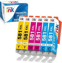 Starink CLI 581 XXL suderinama su Canon 581 XXL Cli581 581xxl spausdintuvo kasetėmis, skirtomis Canon Pixma TR8550 TR7550 TS6150 TS6151 TS6250 TR 7550 TR 8550 TS 6150 TS9550 TS9551C 2 Cyan 2 2 2 Magenta 2