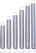 Zugfedern, 1 Stück, Drahtdurchmesser,5 mm, Außendurchmesser 15, Länge 40-300, Edelstahl-Spannungs-Doppelhakenfeder(300mm)