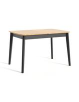 ISKU BLACK MIX 140-185x80 ąžuolinis, prasiilginantis stalas