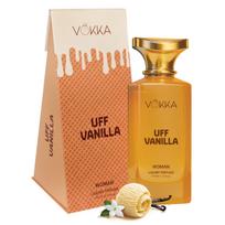 Vokka Uff Vanilės Kvepalai Moteriai | Prabangūs Ilgai Išlaikantys Eau De Parfum | Karamelė, Persikas, Vyšnių Žiedai, Vanilės Orchidėja ir Muskusas | 100ML