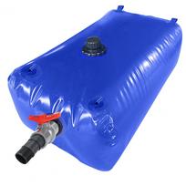 1000L Water Storage Tank Bladder, Agricultural Watering Bag, Emergency Water Bladder Tank, Portable Rainwater Bag mėlyna