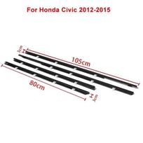 Honda Civic 2006- Langų sandarikliai Išorinės stiklo sandarinimo juostelės Apdailos sandarinimo gumos juostelės Langų vandeniui atsparūs stiklo sandarikliai For 2012-2015