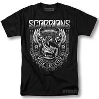 Scorpions marškinėliai Roko Koncerto Turo Vintažinis Grafinis Dizainas T-shirt 4XL