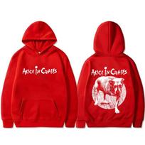 Rock Band Alice in Chains Graphic Print Hoodie Men Women Casual Fleece Cotton Pullover Hoodies Male Vintage Hooded Sweatshirt S