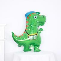 Mielų dinozaurų gimtadienio balionai - Triceratopsas ir T-Rex tema backpack