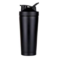 304 Nerūdijančio Plieno Išrūgų Kokteilių Puodelis 500ml/750ml Sporto Baltymų Miltelių Puodelis Žygiai Sportas white-500ml